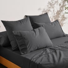 Lulu Cotton-Blend Recycled European Pillowcases (Set of 2)